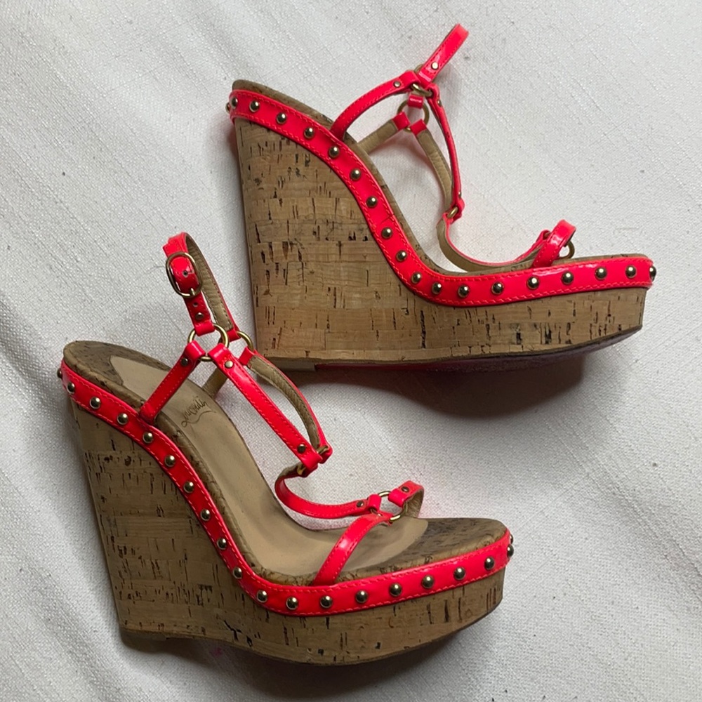 CHRISTIAN LOUBOUTIN WEDGES